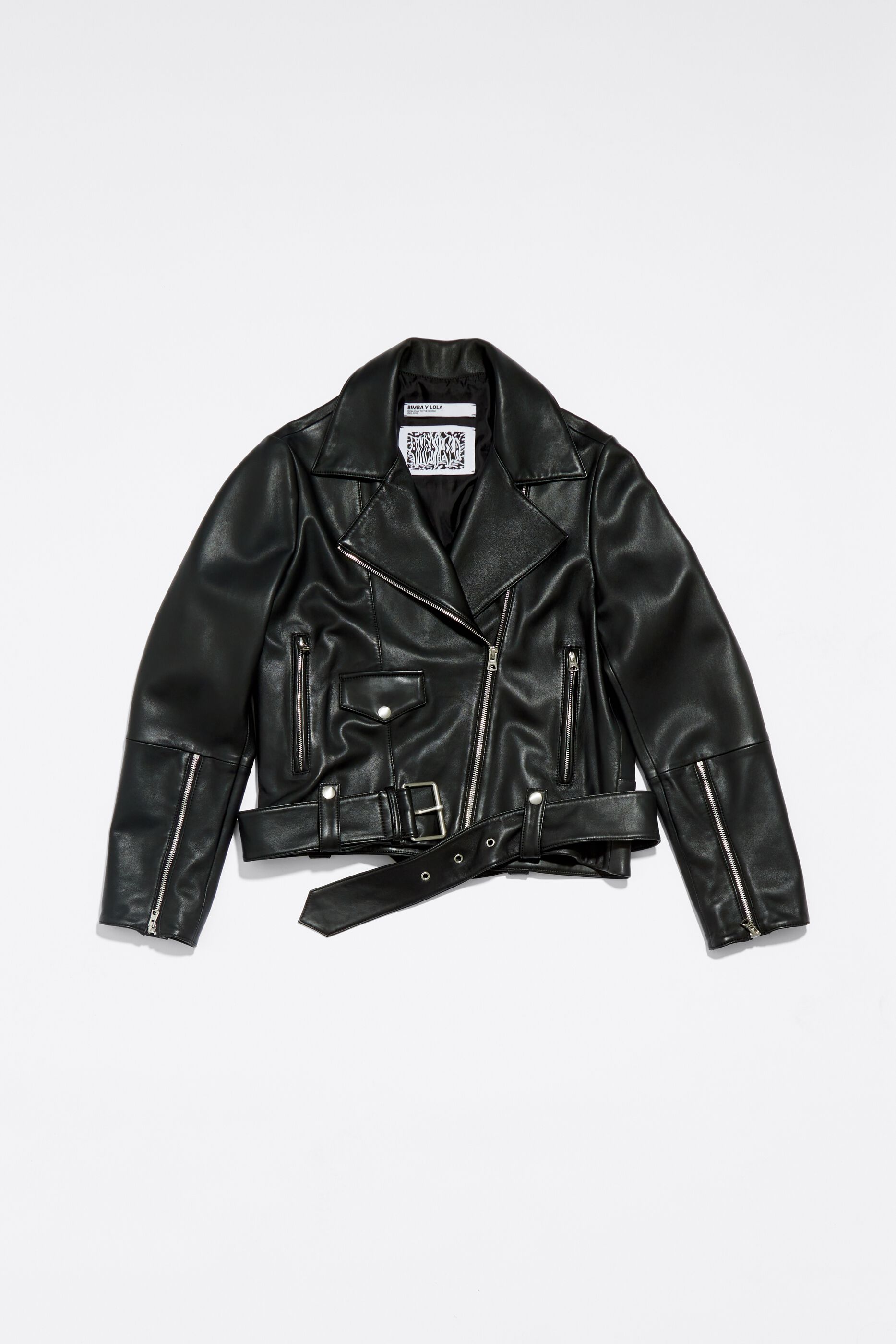 Cute black outlet leather jacket