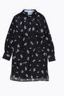 Black Pop-Stars midi shirt dress Black Pop-Stars midi shirt dress