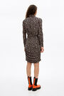 Fitted mini dress with Animal print Fitted mini dress with Animal print