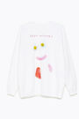 White gumdrop sweatshirt White gumdrop sweatshirt