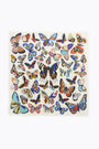 White large butterflies shawl White large butterflies shawl
