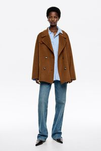 Toffee short double-face jacket