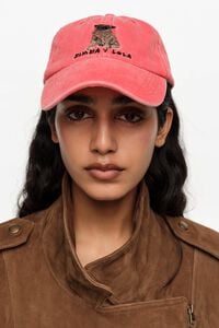 Washed cotton Carlino cap