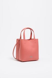 Small bubblegum pink leather Chihuahua bag