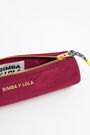 M raspberry nylon cylinder case M raspberry nylon cylinder case