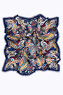 Navy blue birds shawl Navy blue birds shawl