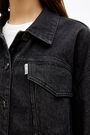 Black boxy denim jacket Black boxy denim jacket