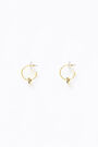 Small navy hoop earrings logo Small navy hoop earrings logo