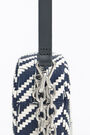 S navy plaited crossbody bag S navy plaited crossbody bag