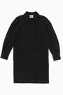 Black midi shirt dress Black midi shirt dress