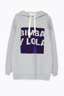 Grey hooded sweatshirt with logo Grey hooded sweatshirt with logo