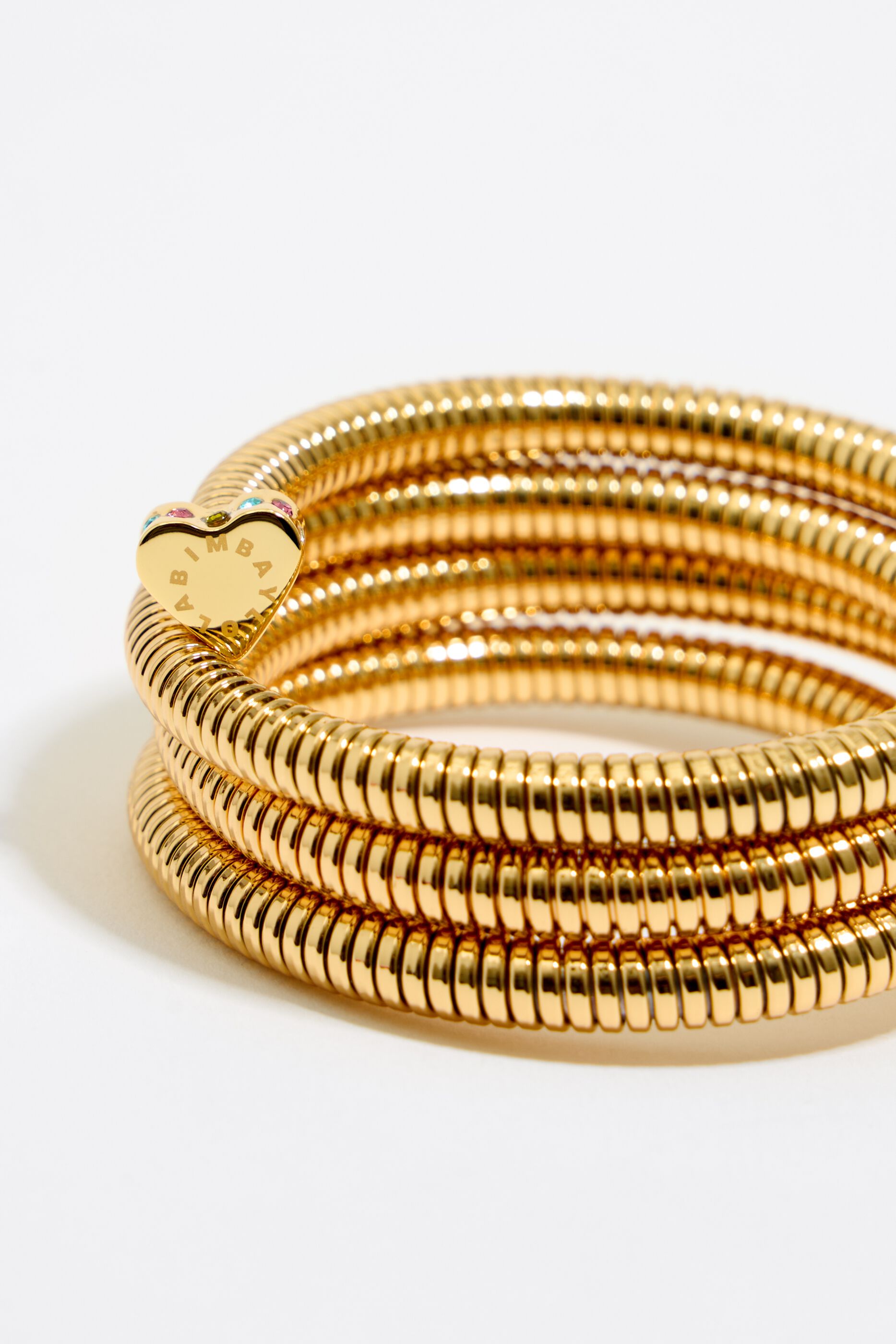 Gold on sale spiral bracelet