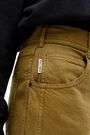 Khaki linen carrot trousers Khaki linen carrot trousers