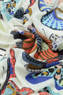 White large butterflies shawl White large butterflies shawl