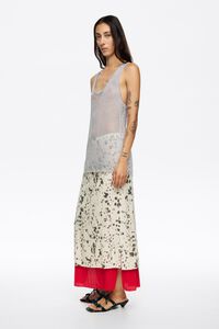 Ivory Lynx contrast hem skirt Ivory Lynx contrast hem skirt