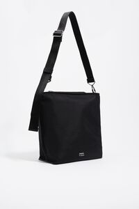 Large black nylon Carlino bag