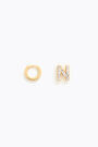 Mini hoop earrings with the letter N Mini hoop earrings with the letter N
