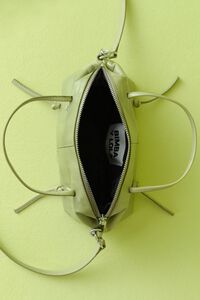 Mini pastel green leather Lolita bag