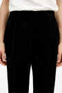 Straight black corduroy trousers Straight black corduroy trousers