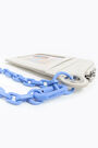 White leather chain coin purse White leather chain coin purse