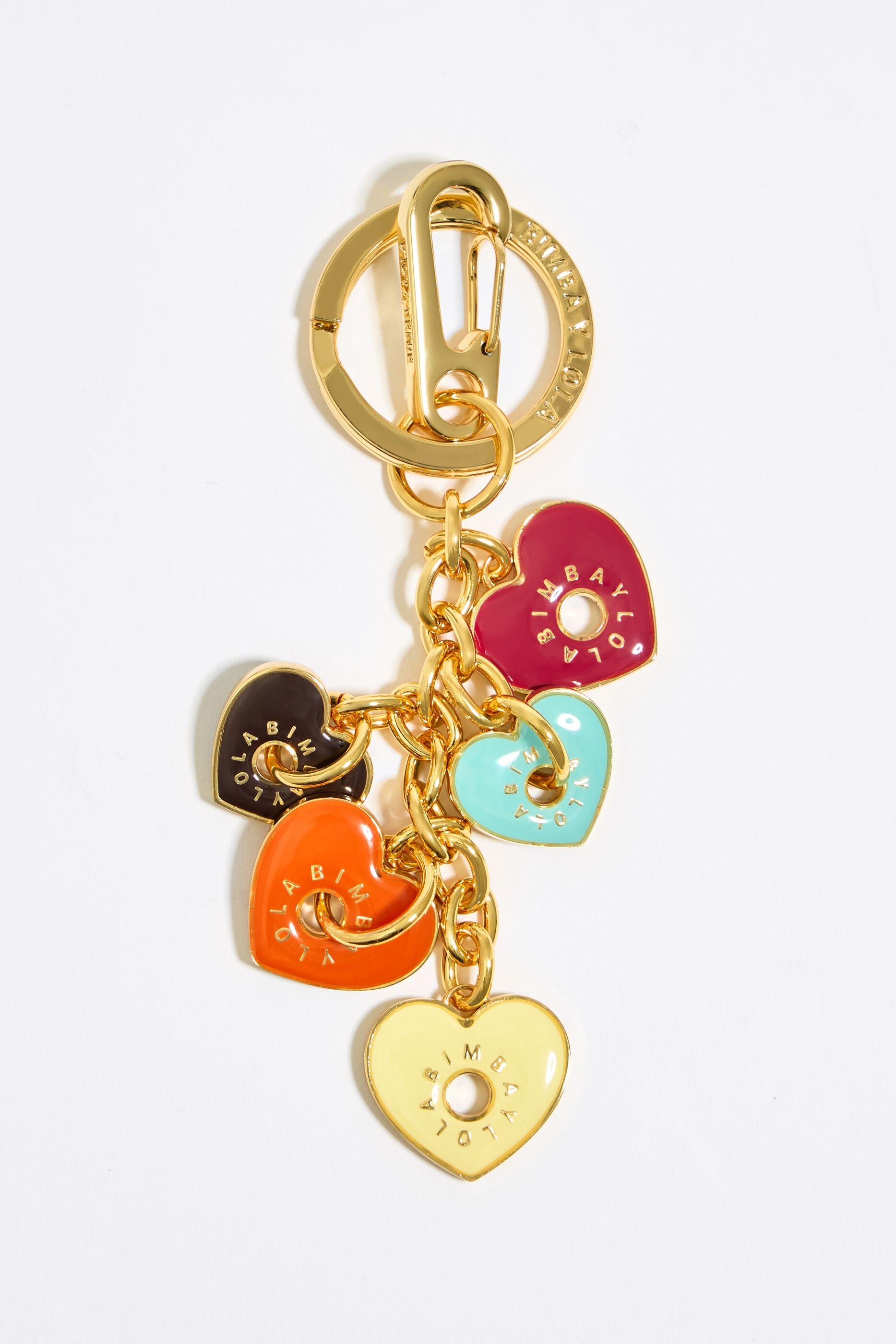 Gold heart new arrivals keychain