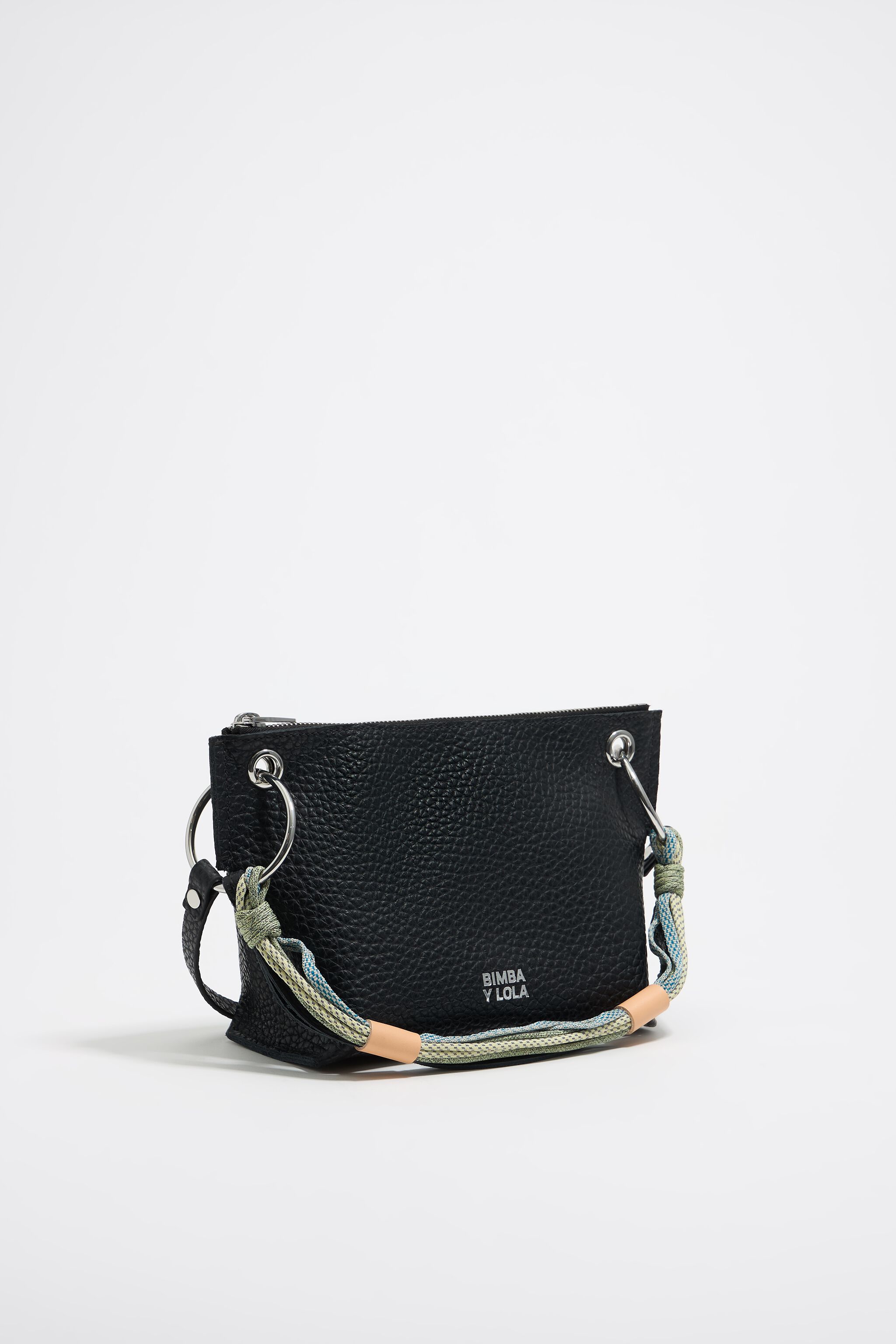 ★YEOMIM★ trapez bag black Medium black leather trapezium bag