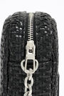 XS black plaited crossbody bag XS black plaited crossbody bag