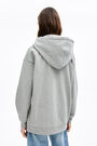 Grey hooded sweatshirt with logo Grey hooded sweatshirt with logo