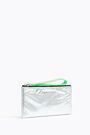 M silver nylon coin purse M silver nylon coin purse
