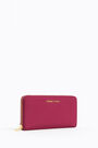 Raspberry nylon book wallet Raspberry nylon book wallet
