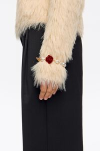 Red rose pearl bracelet