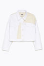Two-tone boxy denim jacket Two-tone boxy denim jacket