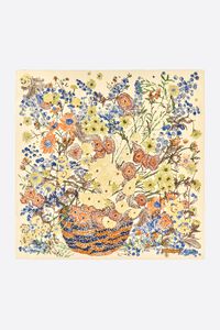 Wild pointillism basket scarf
