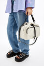 Stone nylon cord bucket bag Stone nylon cord bucket bag
