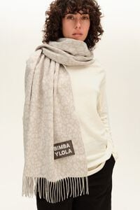 Animal print shawl