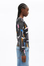 Black Wallpaper lurex jumper Black Wallpaper lurex jumper