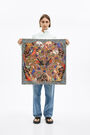 Taupe animals paisley bandana Taupe animals paisley bandana