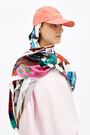 Surrealist collage scarf Surrealist collage scarf