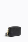S black leather crossbody bag S black leather crossbody bag