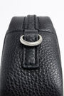 XS black leather crossbody bag XS black leather crossbody bag