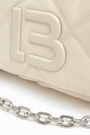 Ivory nylon padded crossbody bag Ivory nylon padded crossbody bag