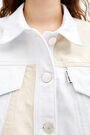 Two-tone boxy denim jacket Two-tone boxy denim jacket