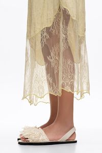 White leather and raffia Menorcan sandal