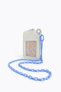 White leather chain coin purse White leather chain coin purse
