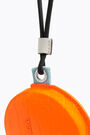 Neon orange croc round coin purse Neon orange croc round coin purse