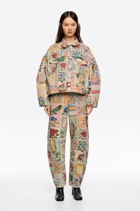 Patchwork Flowers denim jacket