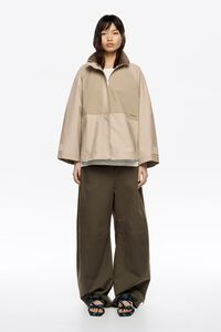 Two-tone stone A-line trench