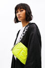 XS neon green padded nylon crossbody bag XS neon green padded nylon crossbody bag