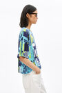 Navy Cities devoré t-shirt Navy Cities devoré t-shirt