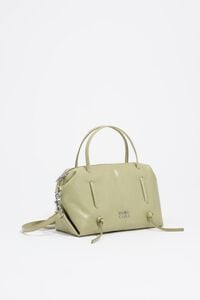 Mini pastel green leather Lolita bag